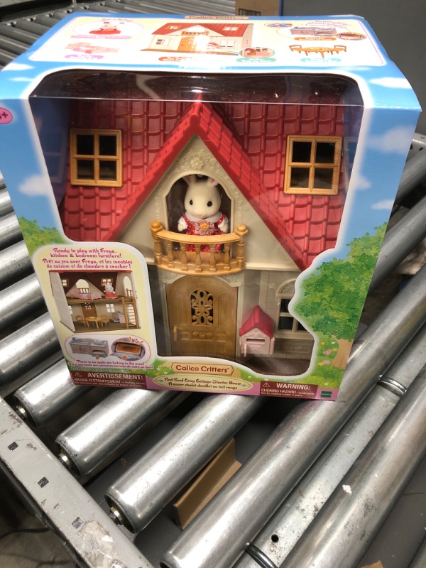 Photo 2 of Calico Critters Red Roof Cozy Cottage, Dollhouse Playset with Figure, Furniture and Accessories