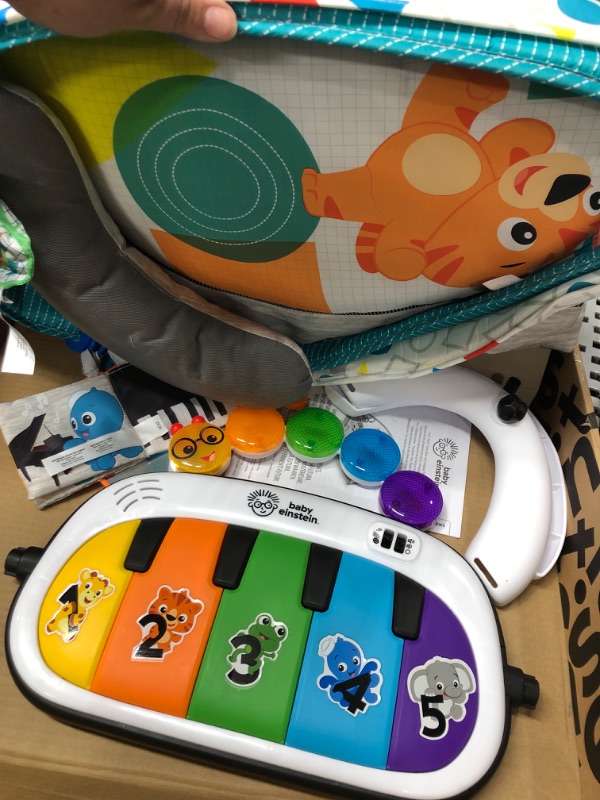 Photo 3 of Baby Einstein 4-in-1 Kickin' Tunes Music and Language Play Gym and Piano Tummy Time Activity Mat