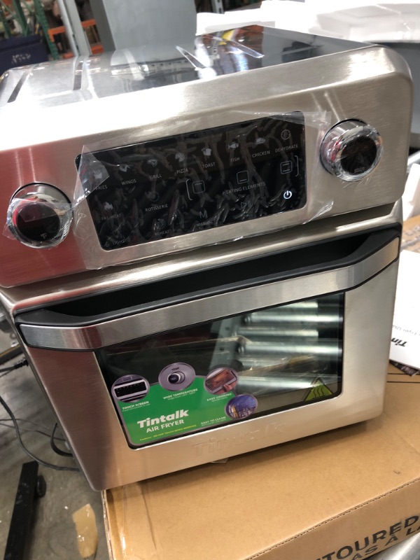 Photo 2 of Air Fryer Oven 16 Quart - 10-in-1 Airfryer Toaster Oven Combo with Rotisserie&Dehydrator - 1700W Large Convection Oven Countertop with Independent Switch Up&Down Heating Element - 8 Accessories&50 Recipes