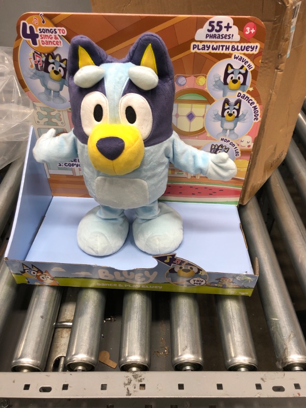 Photo 2 of Bluey Dance and Play 14" Animated Plush | Over 55 Phrases and Songs, Multicolor
