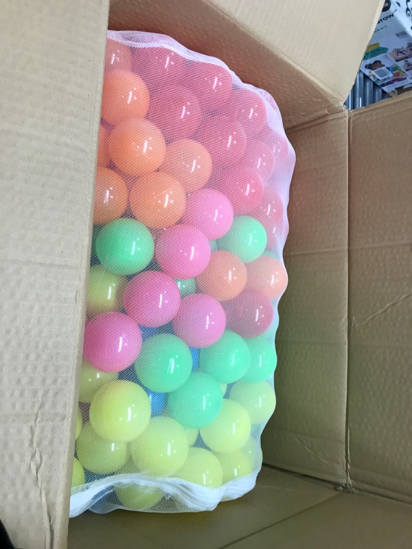 Photo 2 of BalanceFrom 23Inch Phthalate Free BPA Free NonToxic crush Proof Play Balls Pit Balls 6 Bright col