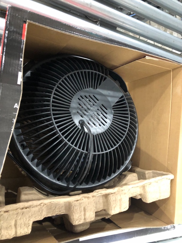 Photo 1 of 12 in. 3 Speed Whole Room Circulator Floor Fan