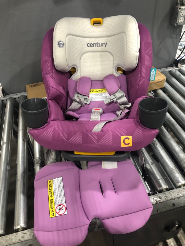 Photo 2 of Century Drive On 3-in-1 Car Seat | All-in-One Car Seat for Kids 5-100 lb, Berry