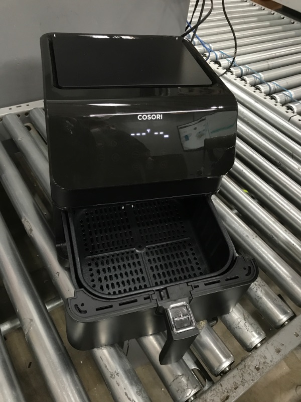 Photo 1 of ***PARTS ONLY*** COSORI Pro II Smart Air Fryer 5.8QT 12-in-1 cooker (Unlimited Online Recipes) , Stage Cooking, Customizable Presets, 3-Way Control, Works with Alexa & Google Assistant, Dishwasher-Safe Square Basket
