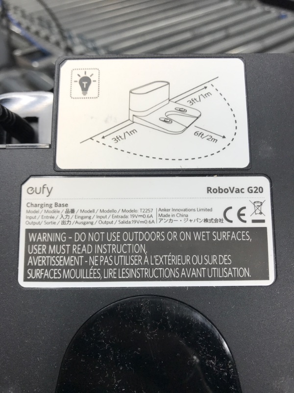 Photo 5 of ***PARTS ONLY*** eufy by Anker, RoboVac G20, Robot Vacuum, Dynamic Navigation, 2500 Pa Strong Suction, Ultra-Slim, App, Voice Control, Compatible with Alexa, Ideal for Hard Floors and Pet Hair1012403518

