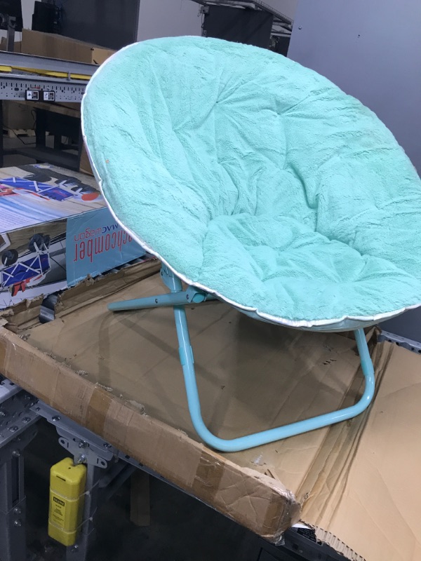 Photo 2 of *** USED*** DIRTY*** Urban Shop Cozy Folding Saucer Chair
