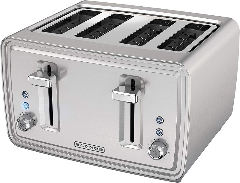 Photo 1 of Black & Decker 4 Slice Toaster in Stainless Steel - 4 Slice
