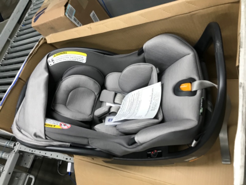 Photo 2 of Chicco KeyFit 35 ClearTex Infant Car Seat - Cove | Grey With ClearTex® No Chemicals Cove/Grey