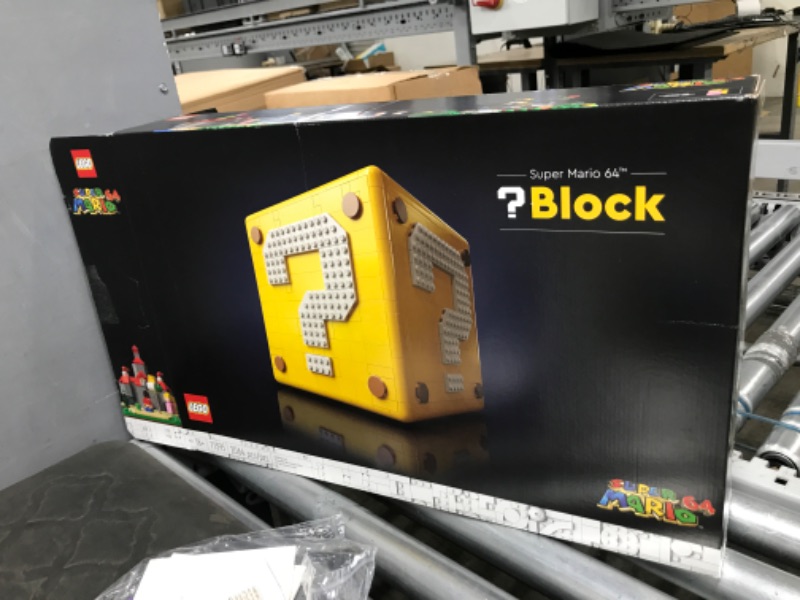 Photo 7 of **BOX HAS SMALL DENTS**
LEGO Super Mario Super Mario 64 Question Mark Block 71395 Building Set for Adults (2064 Pieces) Frustration-Free Packaging