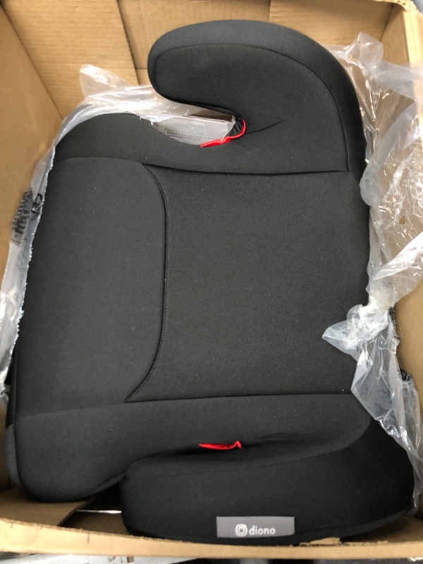 Photo 2 of Diono Solana 2 XL 2022, Dual Latch Connectors, Lightweight Backless Belt-Positioning Booster Car Seat, 8 Years 1 Booster Seat, Black NEW! LATCH Connect Single Black