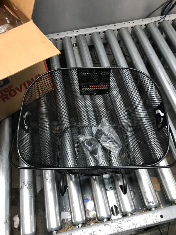 Photo 1 of Bell Tote Series Bicycle Baskets Tote 510 - Black