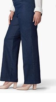 Photo 1 of Lee Women's Plus Size Flex Motion Regular Fit Trouser Pants SIZE=
24W