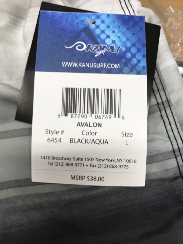 Photo 1 of Kanu Surf Men's Flex Swim Trunks (Regular Extended Sizes)
