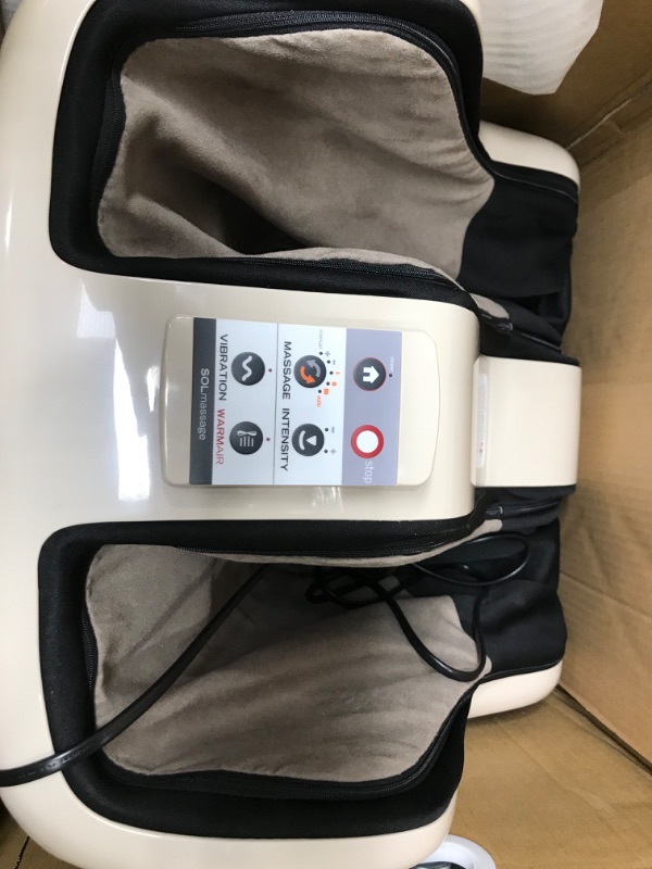 Photo 1 of Human Touch Reflex Sol Foot & Calf Massager
Black/White