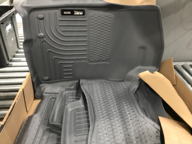 Photo 3 of Husky Liners Weatherbeater Series | Front & 2nd Seat Floor Liners - Grey | 98032 | Fits 2002-2008 Ram 1500 Quad Cab; 2003-2009 Ram 2500/3500 Quad Cab 3 Pcs