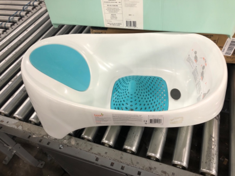 Photo 2 of 4-in-1 Grow-with-Me Bath Tub by Frida Baby Transforms Infant Bathtub to Toddler Bath Seat with Backrest for Assisted Sitting in Tub