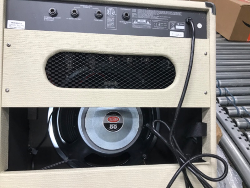 Photo 2 of ***speaker screen is detached on sides***
Monoprice 611815 15Watt, 1 x 12 Guitar Combo Tube Amplifier with Celestion Speaker & Spring Reverb 15 Watt Amp