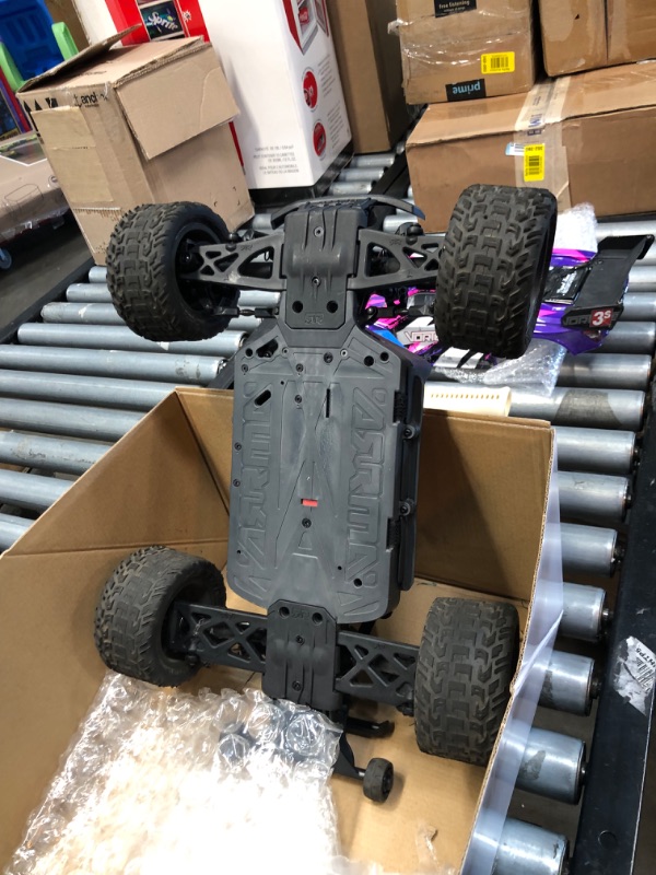 Photo 10 of ARRMA RC Truck 1/10 VORTEKS 4X4 3S BLX Stadium Truck RTR (Batteries and Charger Not Included), Purple, ARA4305V3T2