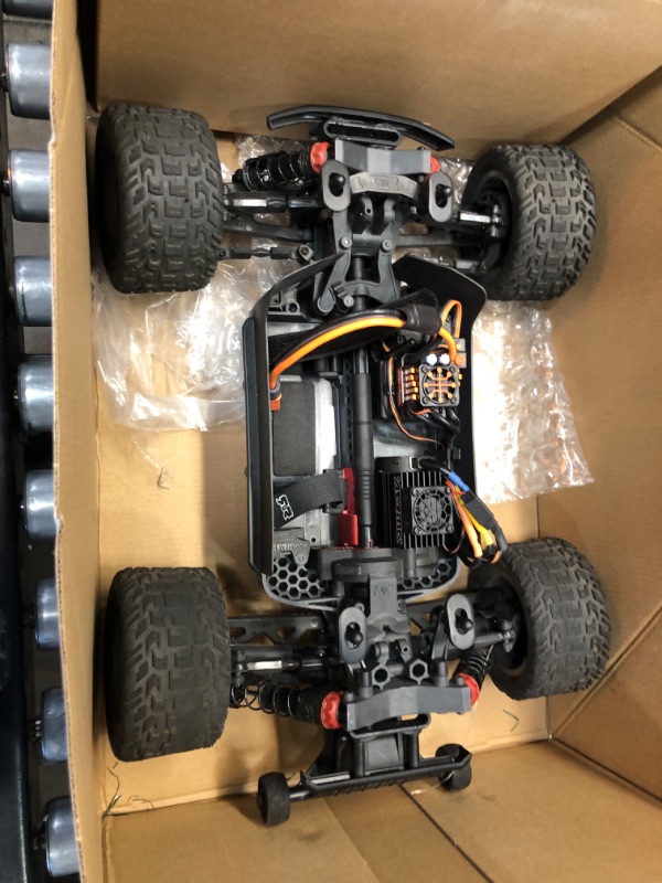 Photo 8 of ARRMA RC Truck 1/10 VORTEKS 4X4 3S BLX Stadium Truck RTR (Batteries and Charger Not Included), Purple, ARA4305V3T2