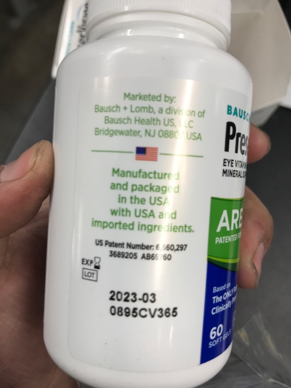 Photo 3 of 2pk PreserVision® AREDS 2 Formula + Multivitamin Eye Vitamin and Mineral Supplement with Lutein & Zeaxanthin–from Bausch + Lomb 60 Soft Gels (MiniGel
