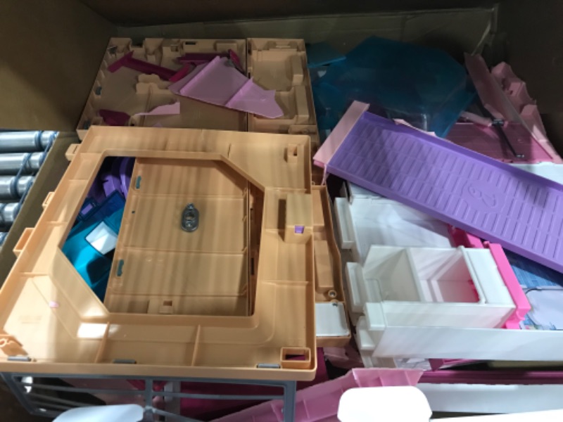 Photo 3 of Barbie Dreamhouse Dollhouse with Wheelchair Accessible Elevator, Pool, Slide and 70 Accessories Including Furniture and Household Items, Gift for 3 to 7 Year Olds