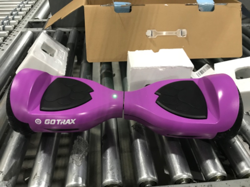 Photo 1 of Gotrax Lil CUB Hoverboard for Kids, 6.5" Wheels & LED Front Light, Max 2.5 Miles and 6.2mph Power by Dual 150W Motor, UL2272 Safety Certified Self Balancing Scooter Gift for 44-88lbs Kids Age 6-12 purple