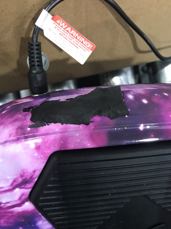 Photo 4 of *BROKEN* Hover-1 Helix Electric Hoverboard | 7MPH Top Speed, 4 Mile Range, 6HR Full-Charge, Built-in Bluetooth Speaker, Rider Modes: Beginner to Expert Hoverboard Galaxy