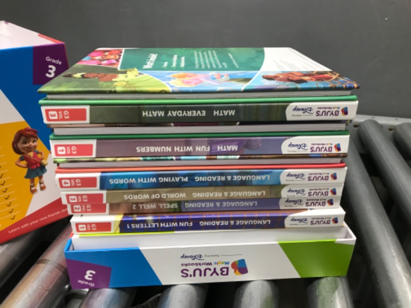 Photo 2 of BYJU’S Learning Kits: Disney, 3rd Grade Premium Edition (App + 9 Workbooks) Ages 7-9 - Featuring Disney & Pixar Characters - Learn Comprehension, Fractions, & Word Problems - Osmo iPad Base Included iPad 3rd Grade