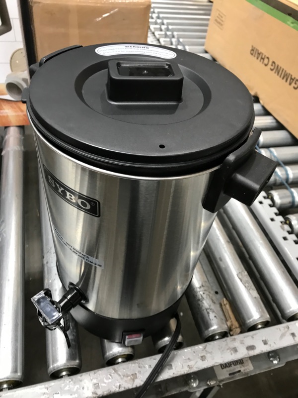 Photo 4 of Commercial Grade Stainless Steel Percolate Coffee Maker Hot Water Urn for Catering, 30-Cup,