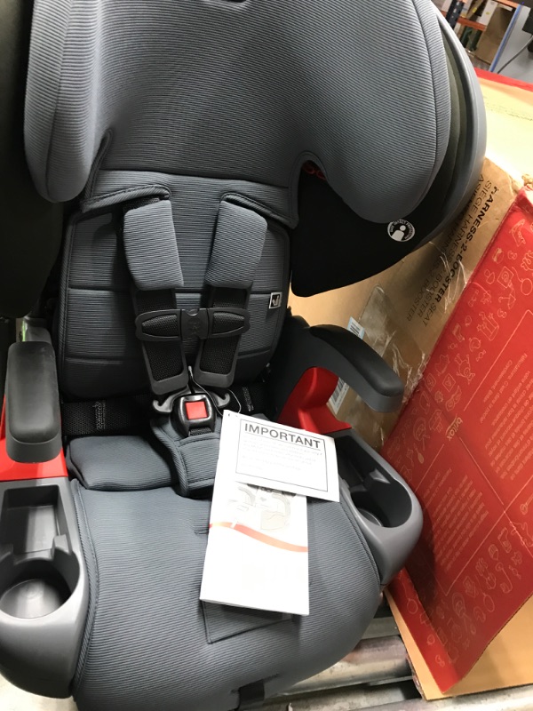 Photo 2 of Britax Grow with You ClickTight Plus Harness-2-Booster Car Seat, Jet Safewash Fabric ClickTight Plus Jet