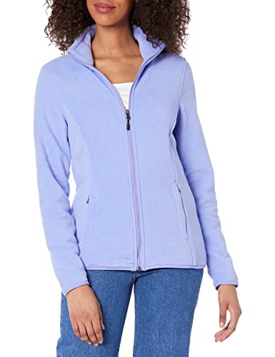 Photo 1 of Amazon Essentials Women's Classic Fit Long-Sleeve Full-Zip Polar Soft Fleece Jacket, Blue, Medium
