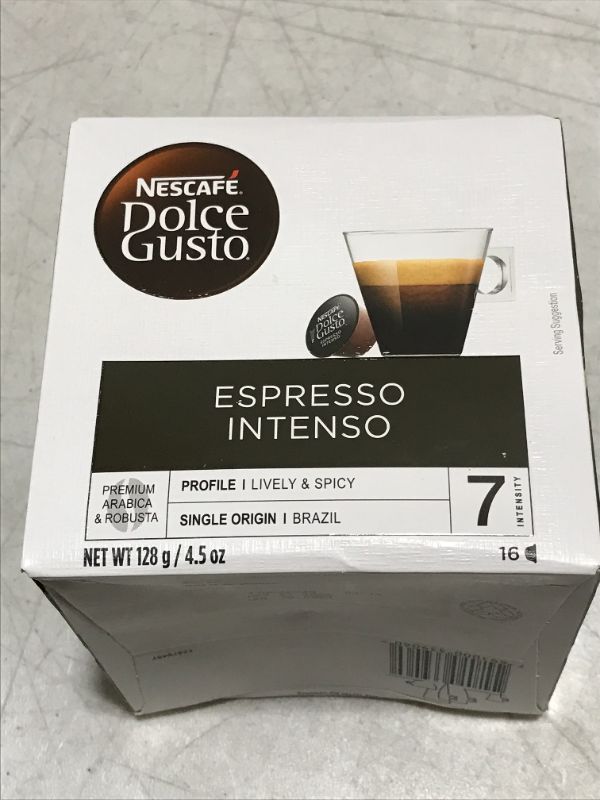 Photo 1 of (48 Pods) Nescafe Dolce Gusto Pods Espresso Intenso (16 Pods X 3)