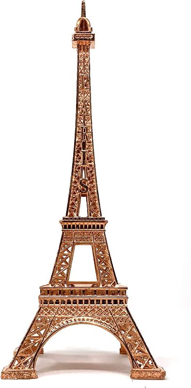 Photo 1 of Allgala Eiffel Tower Statue Decor Alloy Metal, and Size (10", Rose Gold)
*MINOR DAMAGE TO PRODUCT 