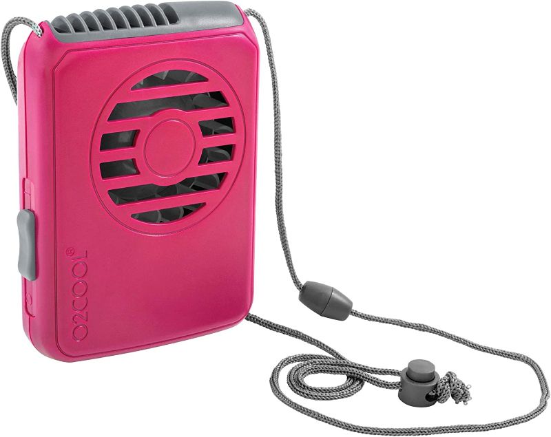 Photo 1 of O2COOL Battery Powered Personal Fan With Lanyard, Cools Face and Neck
