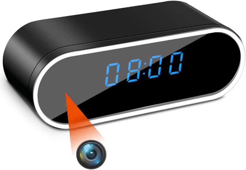 Photo 1 of Hidden Spy Camera Clock,HD 1080P WiFi Camera Clock with Night Vision and Motion Detective,Monitor Video Recorder Nanny Cam for Home Office Security No Audio
