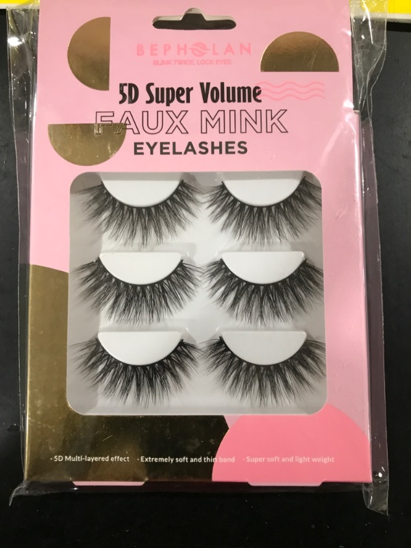 Photo 1 of 5D super volume faux mink eyelashes