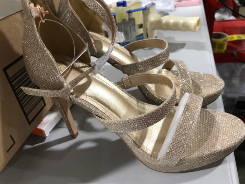 Photo 2 of glittery heels size 7 1/2