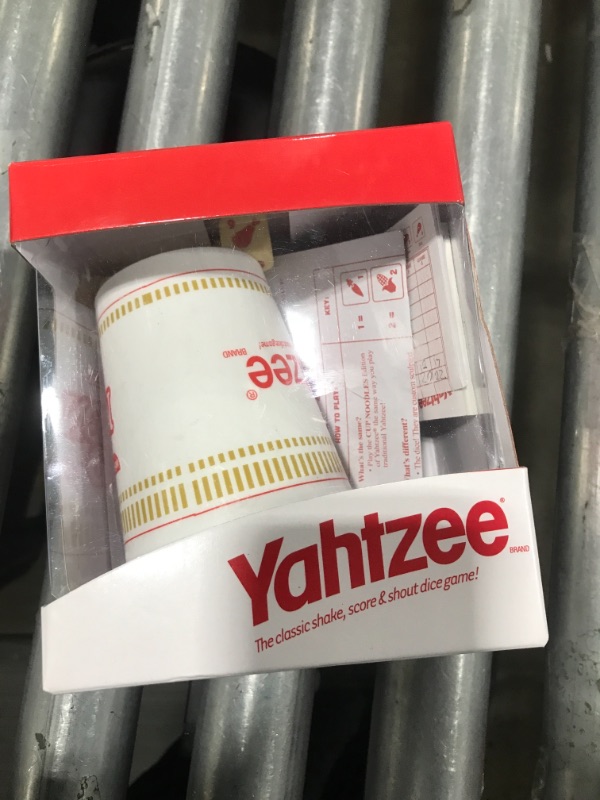 Photo 2 of YAHTZEE Cup Noodles Collectible Yahtzee Game Made to Look Like Iconic Ramen Meal with Custom Dice Travel Yahtzee Game and Dice Game