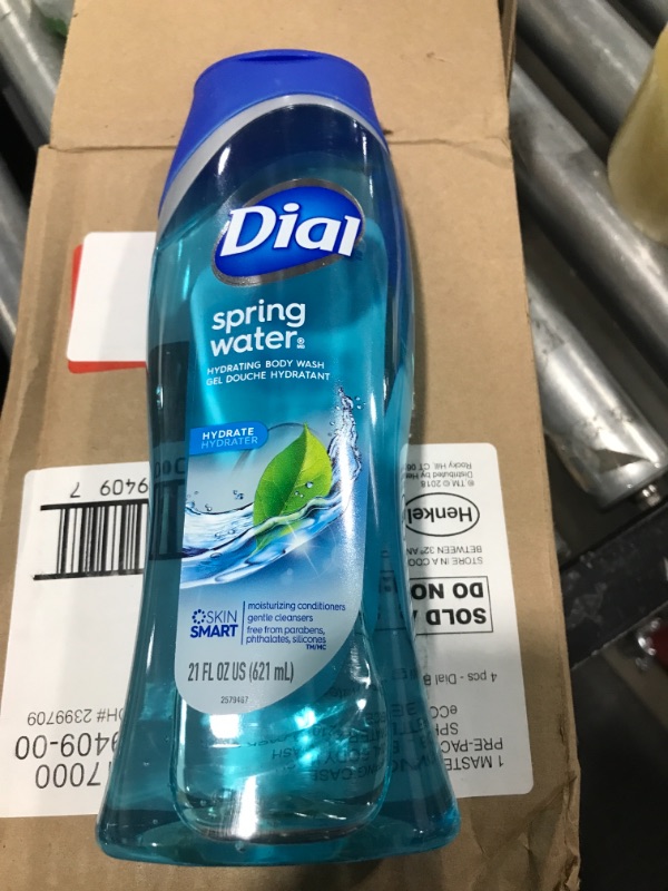 Photo 1 of 6 Dial Body Wash Hydrating Spring Water 16 Fl. Oz Each Shower gels ( 4 in Box)