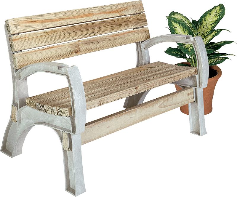 Photo 1 of 2x4basics 90134ONLMI Hopkins, 6"D x 40"W x 33"H, AnySize Chair or Bench Ends, Sand/  BENCH ENDS ONLY 
