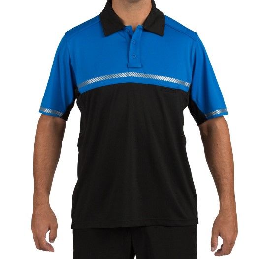 Photo 1 of 5.11 Tactical Bike Patrol Short Sleeve Polo Shirt, Moisture Wicking Polyester, Royal Blue- SIZE XL