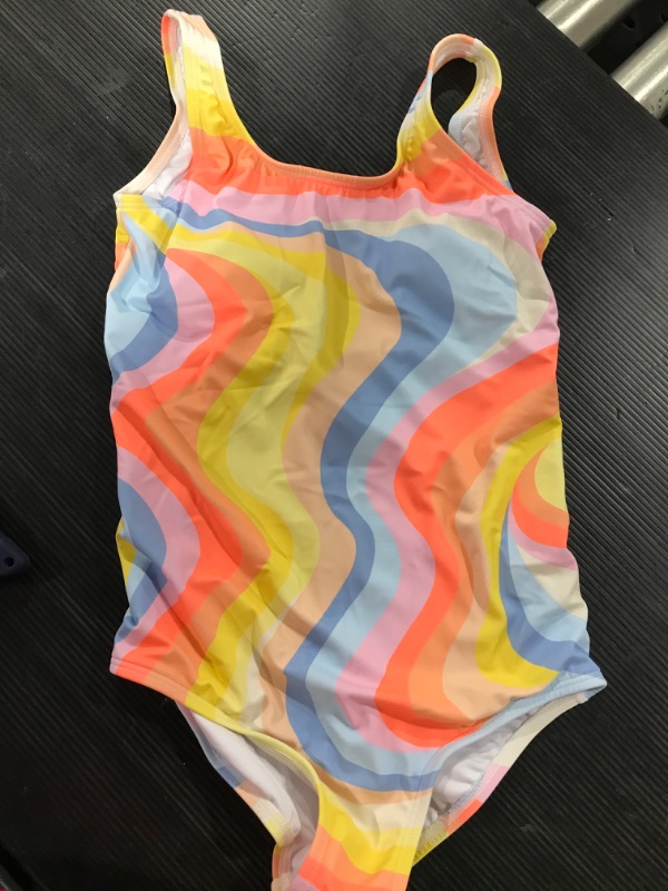 Photo 2 of Big Girls Groovy Road One Piece Swimsuit - Multi- SIZE 12