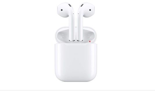 Photo 1 of Apple AirPods (2nd Generation) MV7N2AM/a with Charging Case - Stereo - Wireless - Bluetooth - Earbud - Binaural - in-ear