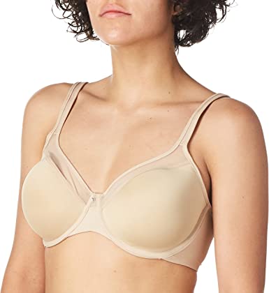 Photo 1 of Bali One Smooth U Underwire Bra, Ultra Light Underwire T-Shirt Bra, Convertible Underwire Bra with Stay-in-Place Straps