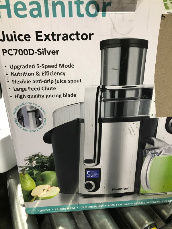 Photo 1 of 1000W 5-SPEED LCD Screen Centrifugal Juicer Machines Vegetable and Fruit, Healnitor Juice Extractor with Big Adjustable 3" Big Mouth, Easy Clean, BPA-Free, High Juice Yield, 