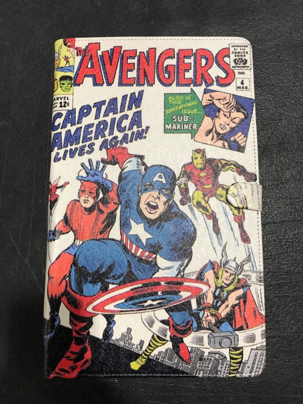 Photo 1 of THE AVENGERS TABLET CASE. UNKNOWN APPLICATION. PRIOR USE. 