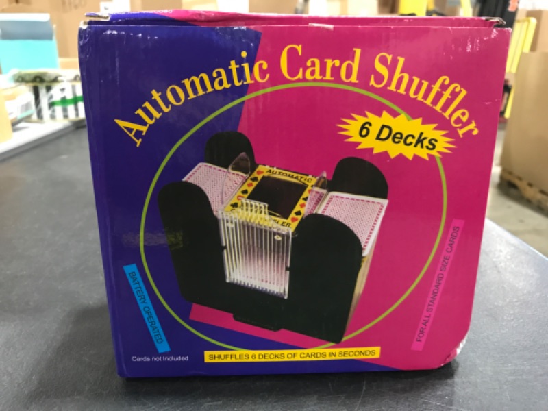 Photo 1 of AUTOMATIC CARD SHUFFLER. 