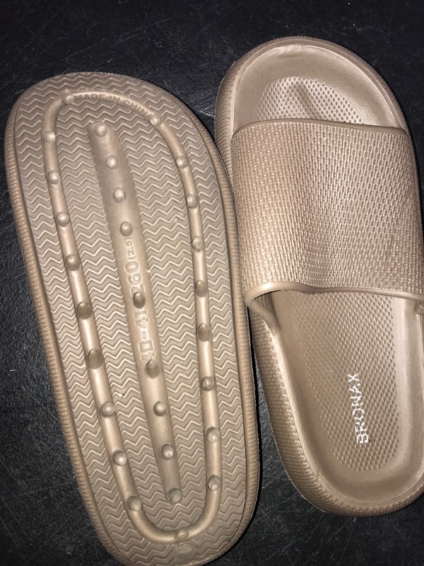 Photo 2 of BRONAX Cloud Slippers for Women and Men | Pillow Slippers Bathroom Sandals | Extremely Comfy | Cushioned Thick Sole size 40