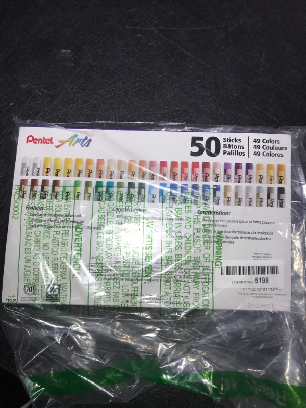 Photo 2 of Pentel Oil Pastels 50/Pkg-Assorted Colors
