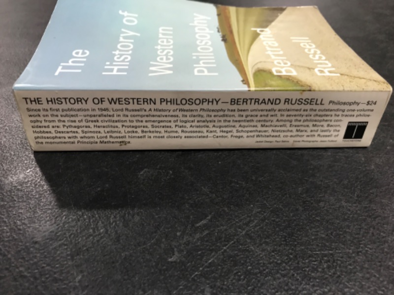 Photo 4 of A History of Western Philosophy PAPERBACK. PRIOR USE. 
